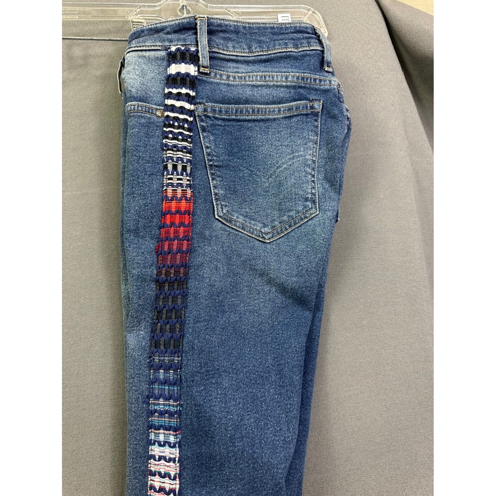 Levis Made & Crafted Skinny Jeans Blue Woven Side Stripe High Rise Women's 25/30